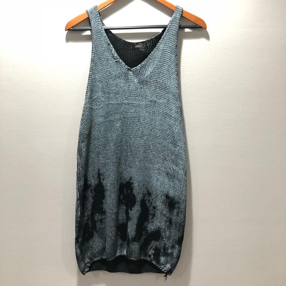 LF blue sweater dress
